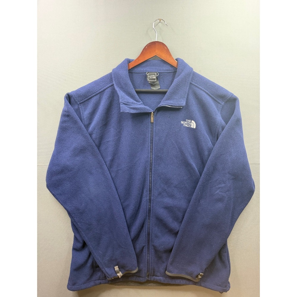 The North Face Fleece‎ Jacket Mens Blue Full Zip Mock Neck XXL